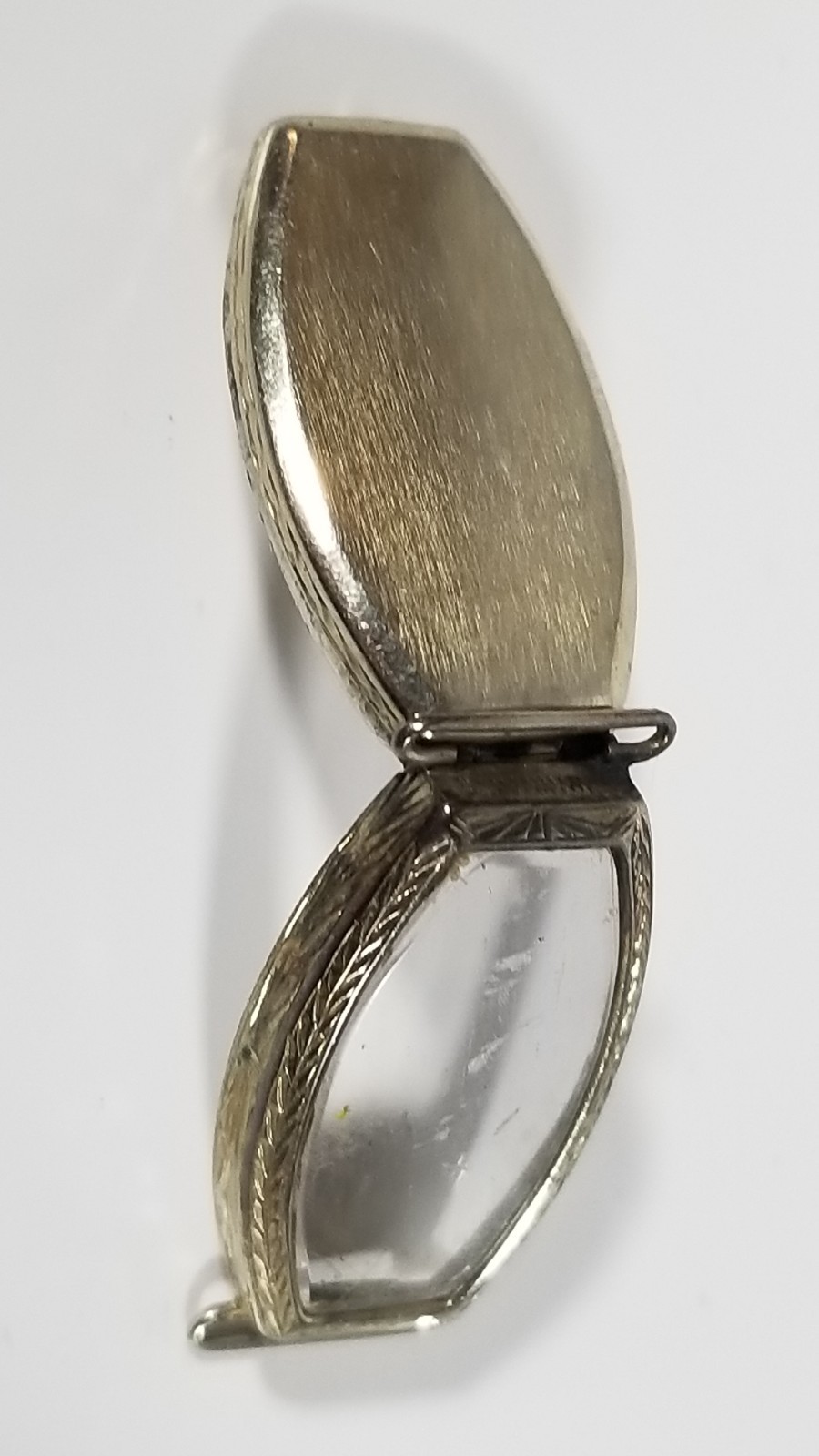 antique jax 20kt white gold women ladies wrist watch 3.4 g 1920s repair / scrap