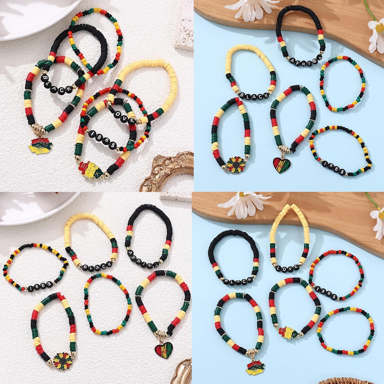 36Pcs Juneteenth Bracelets bulk for Women Juneteenth Day Party Favors Freedom…