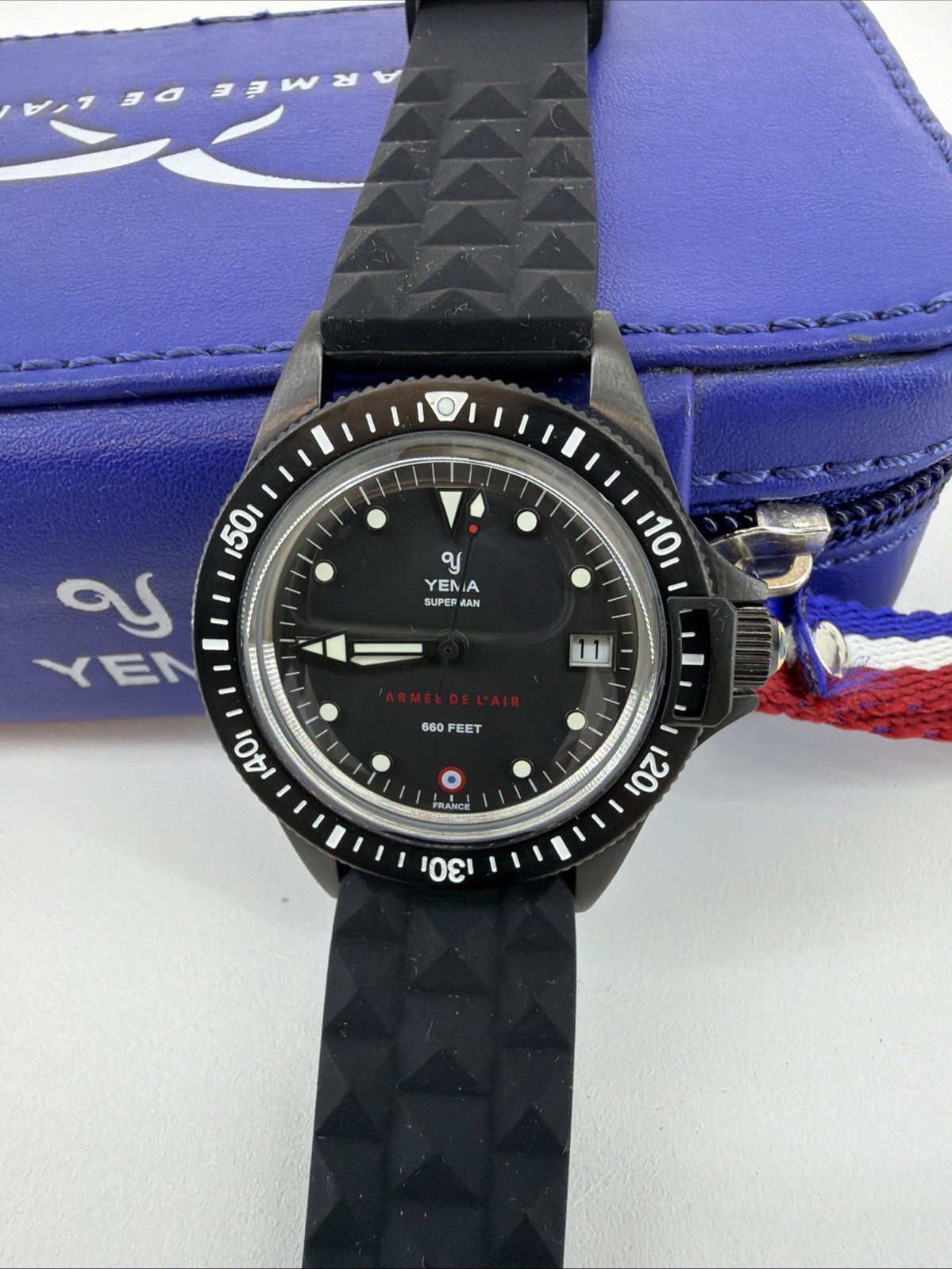 Yema Superman French Air Force YMHFAA3g-3AM Excellent condition Rare