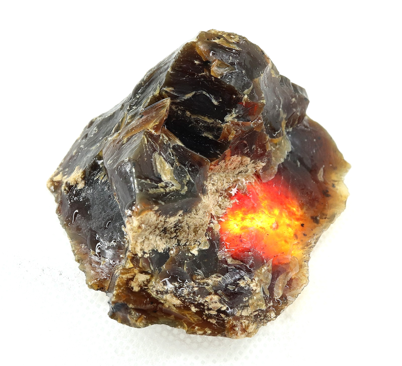 Natural Honey Baltic Amber Untreated Specimen Certified Rough Gemstone 122 Ct.