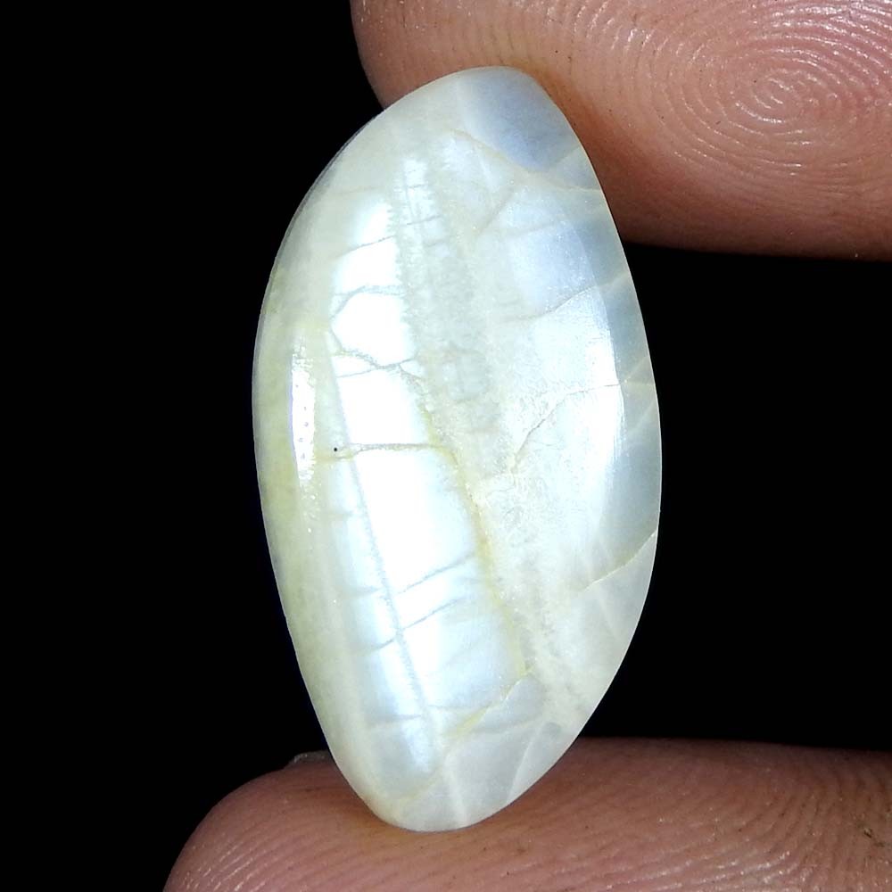 11.45Cts100%Natural Quality Silky Monnstone Fancy Cabochon Loose Gemstone