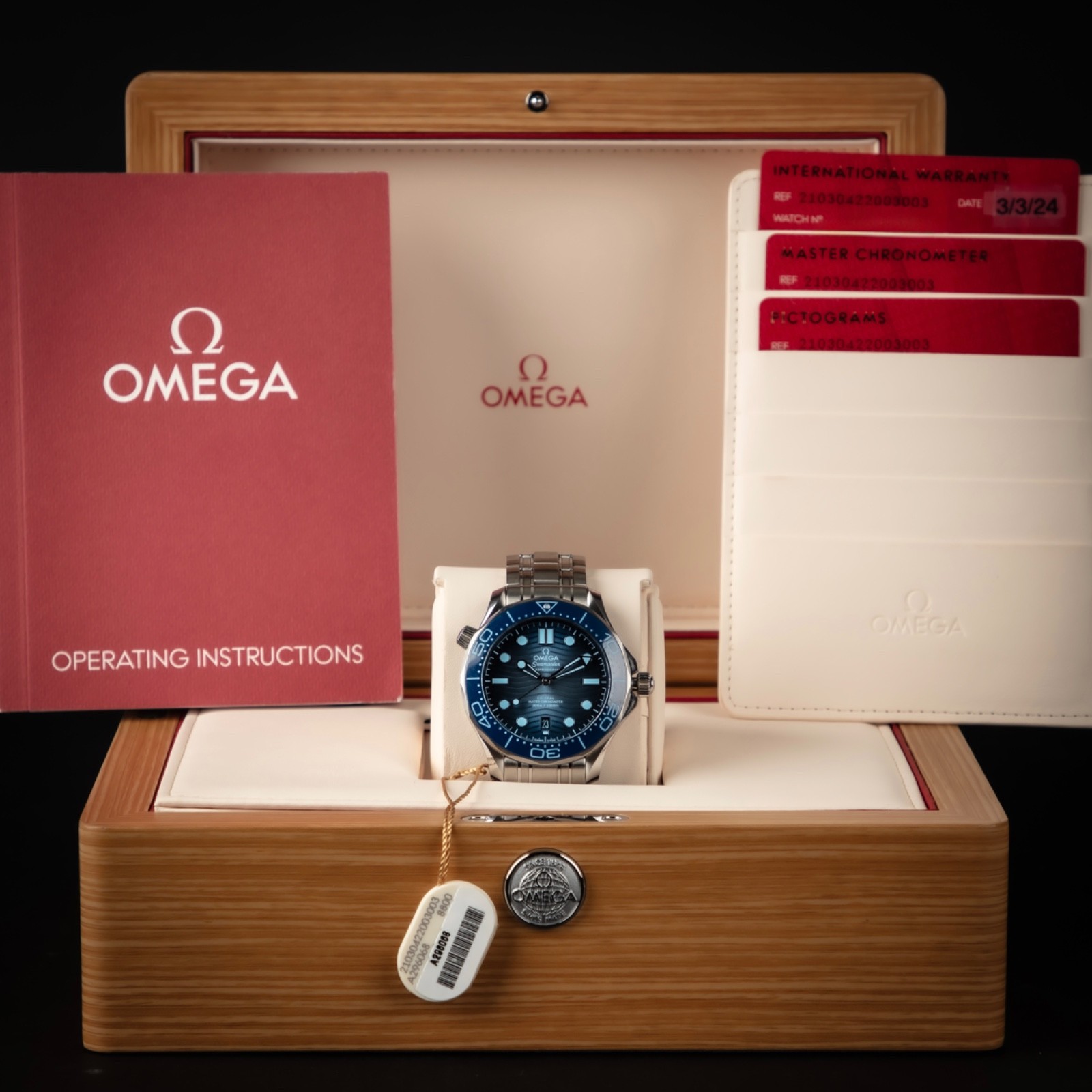 OMEGA Seamaster Diver 300M 210.30.42.20.03.003 Summer Blue