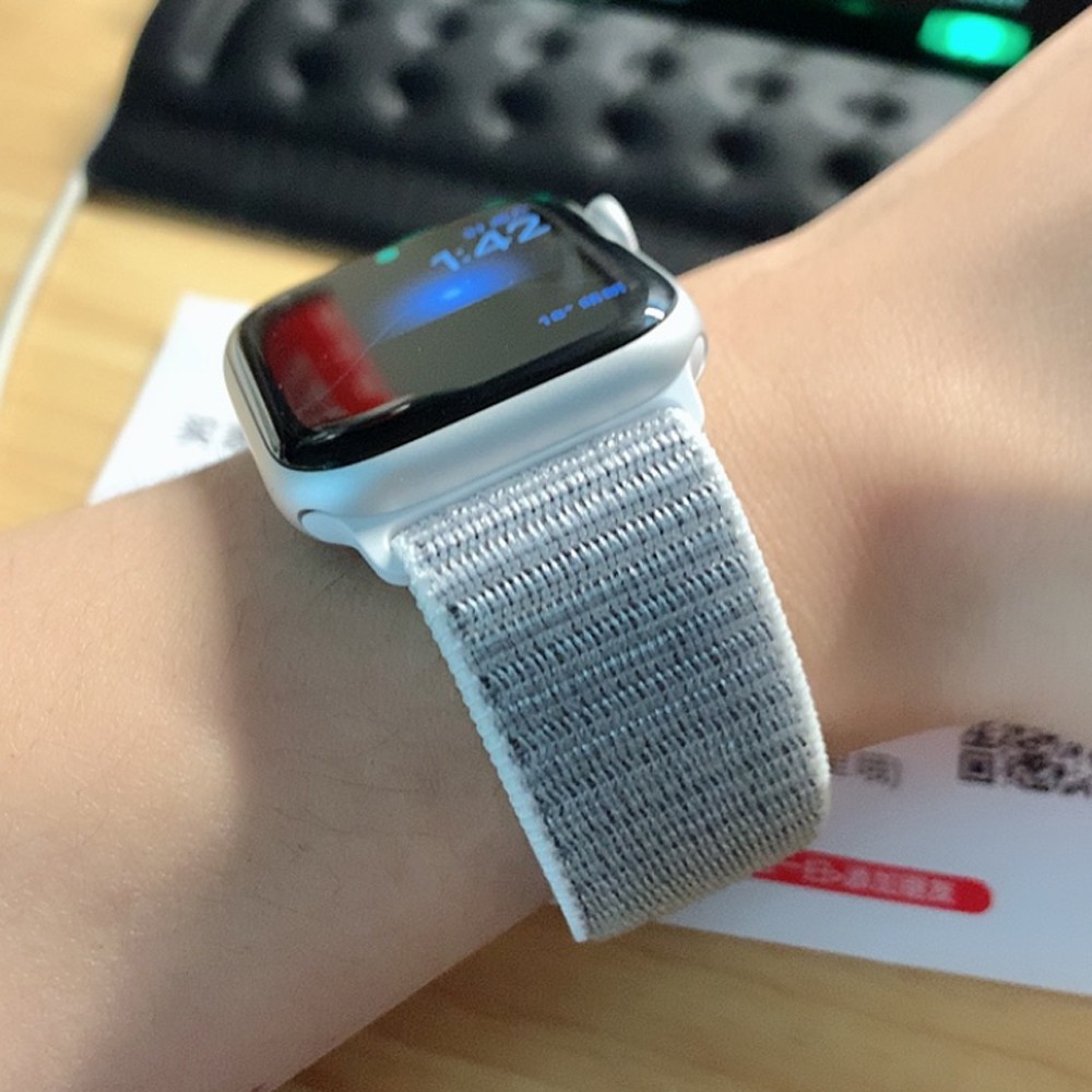 For Apple Watch 11 10 9 8 7 6 5 4 SE 3 Nylon Sport Loop Band 40/44/41/45/42/46mm