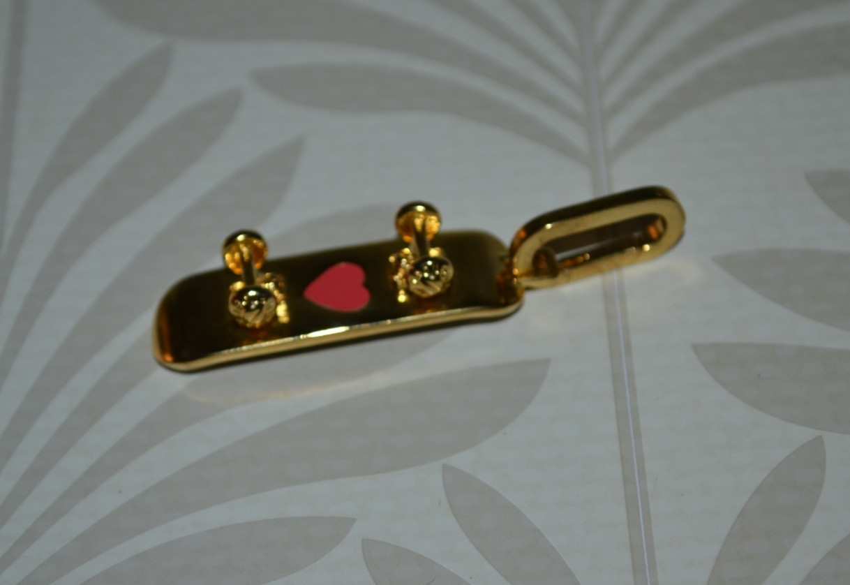 Henri Bendel Skateboard Pendant Necklace