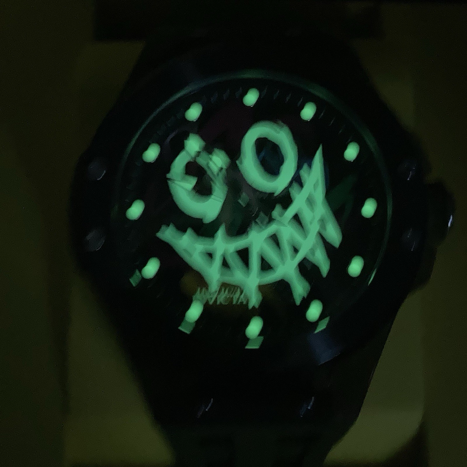 NEW Invicta Sea Base Rogue 48mm Graffiti Dial Men’s Quartz Watch 50006 Green