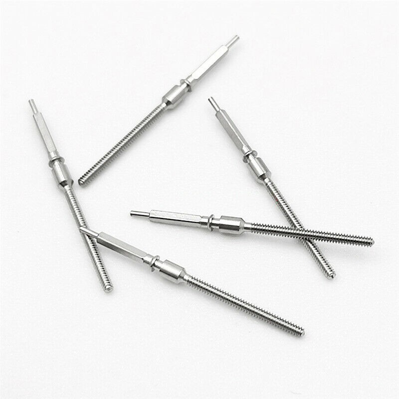 2Pcs Watch Repair 0.9mm Winding Stem Replacement Parts for 7750 7751 Movement