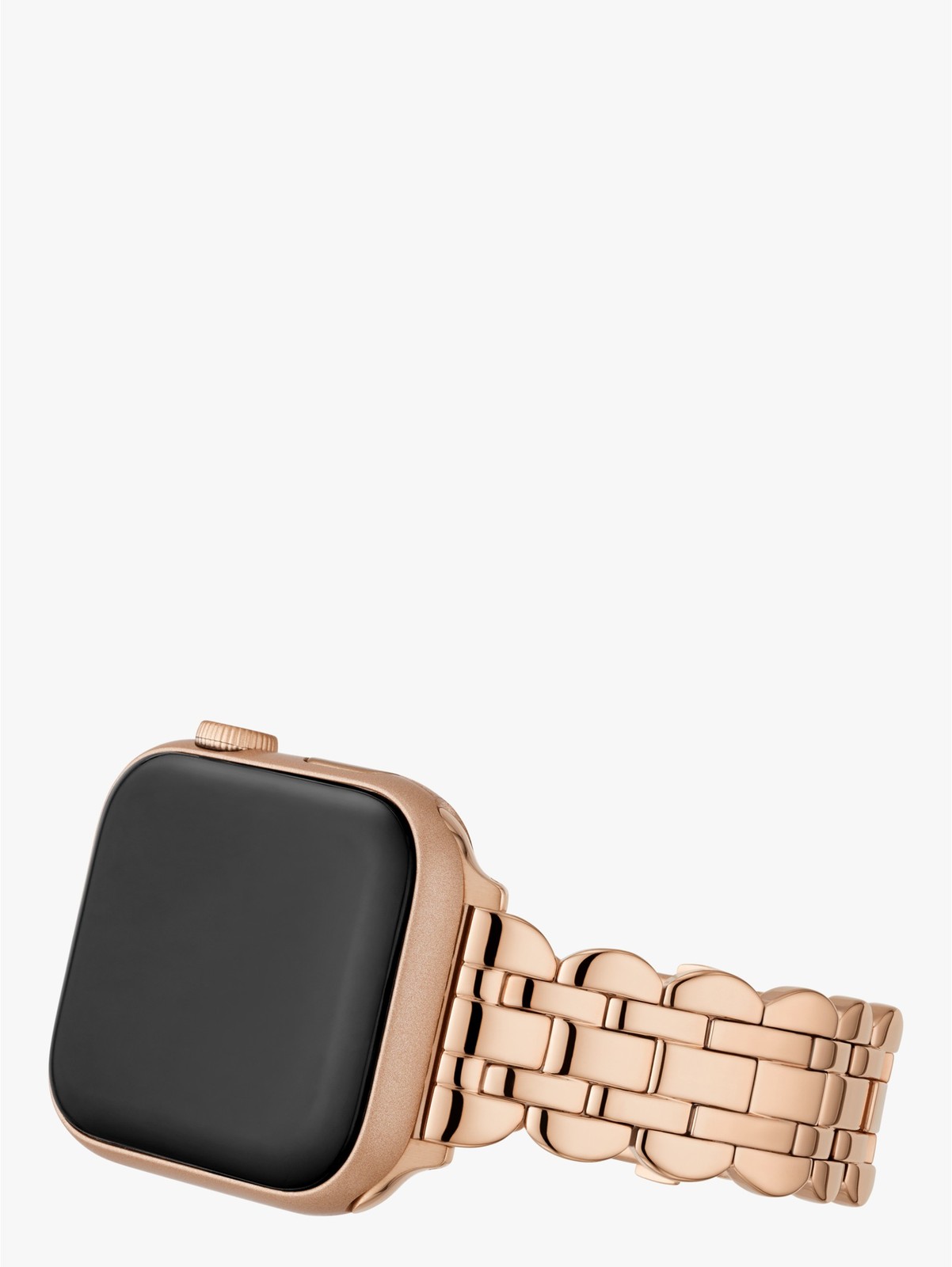 Kate Spade New York Rose Gold Stainless Steel Band Apple Watch 42 44 45 KSS0121