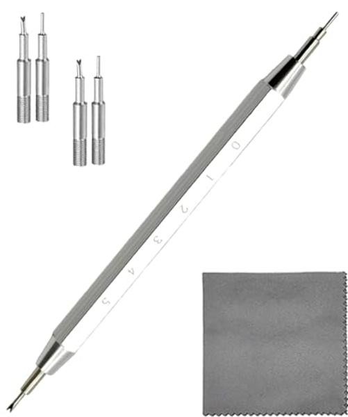 Spring Bar Tool Kit | Stainless Steel with Built-in Ruler for Quick Silver