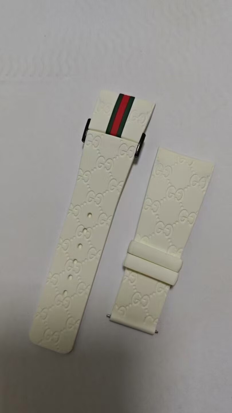 26mm Rubber replacement Watch Strap For I-Gucci Digital Men’s Watch YA114207