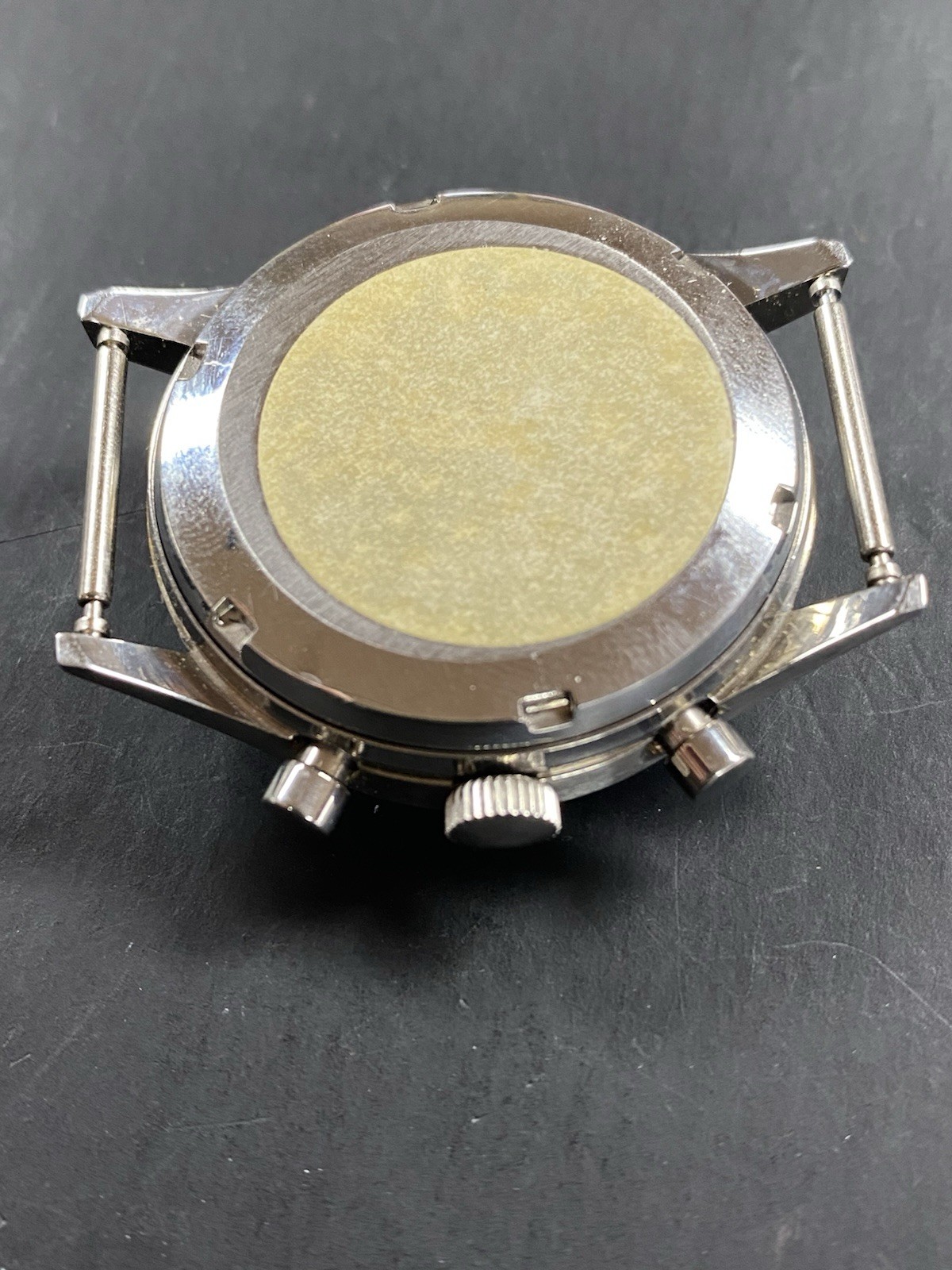 Vintage Gallet Chronograph NOS Stainless Steel Case For Valjoux 72 Movement!