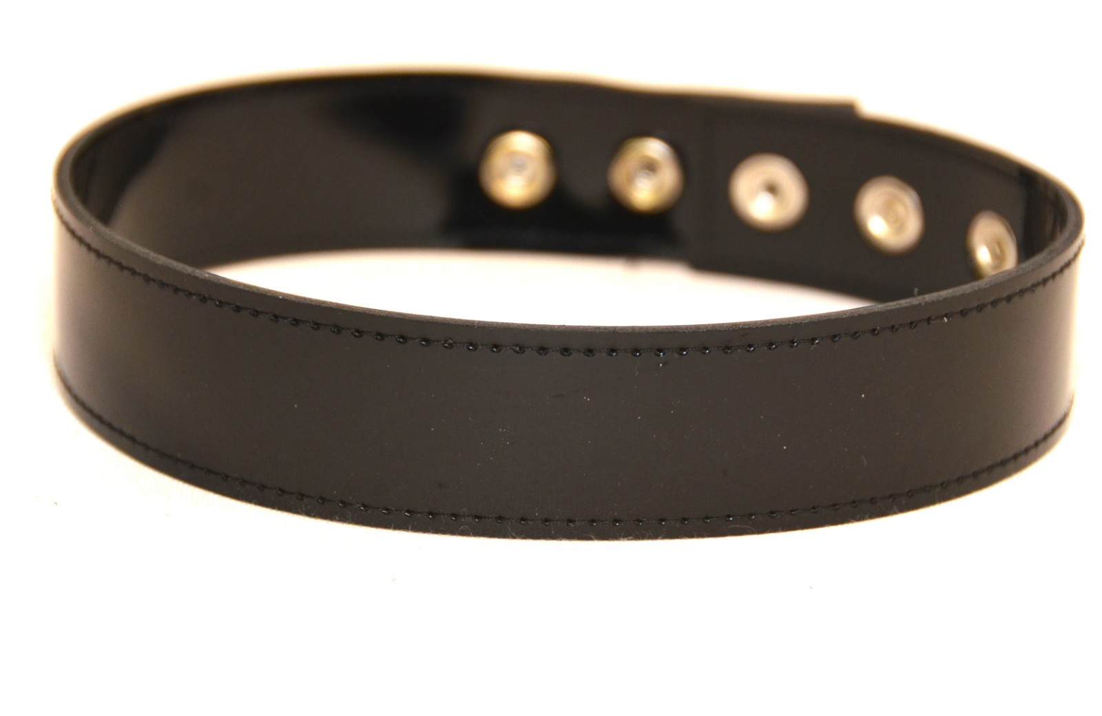 1″ Wide Patent Leather Arm Band Single Row Fetish BDSM Freddy Queen