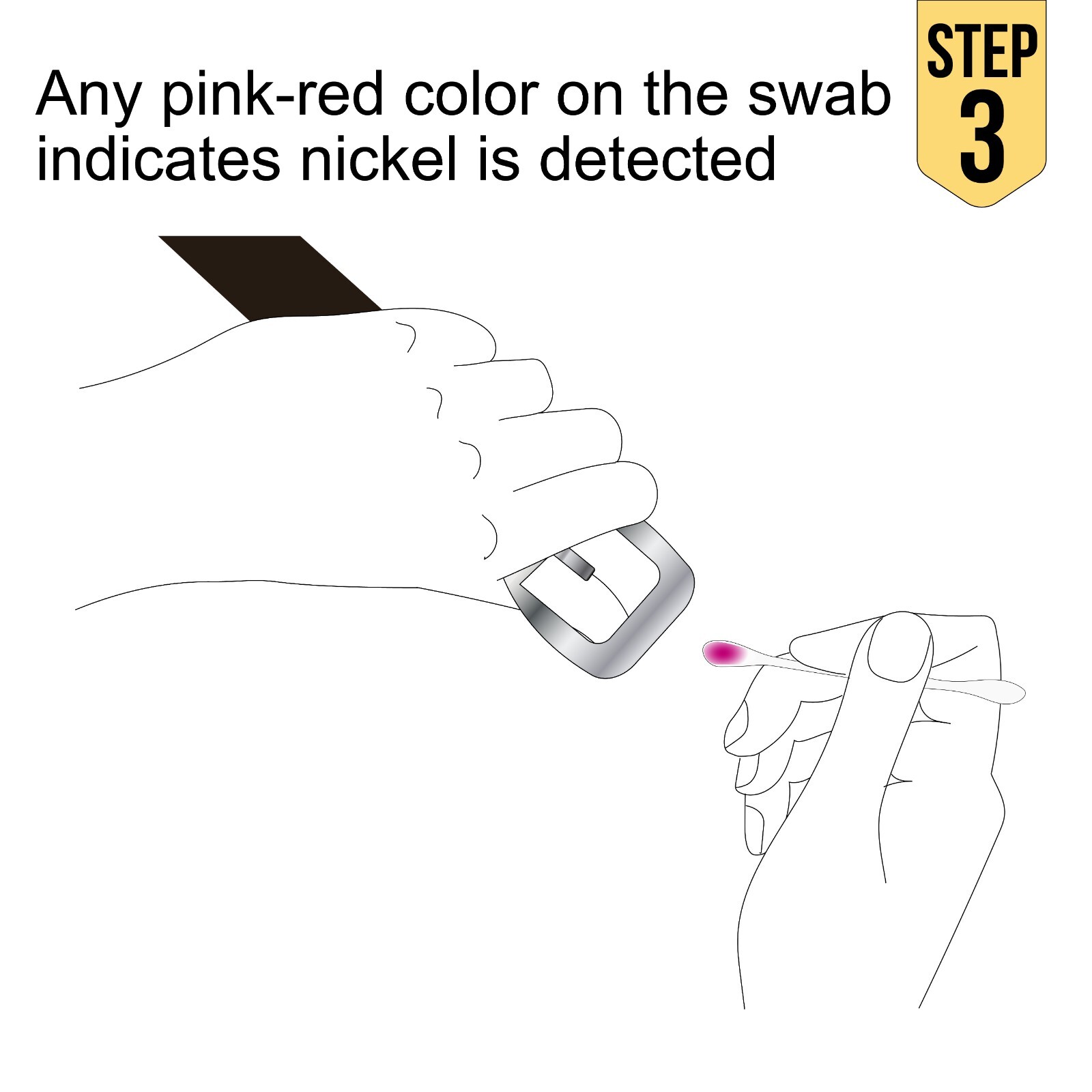 Nickel Metal Testing Solution Detect Allergy Jewelry Gold Silver Watches Tester