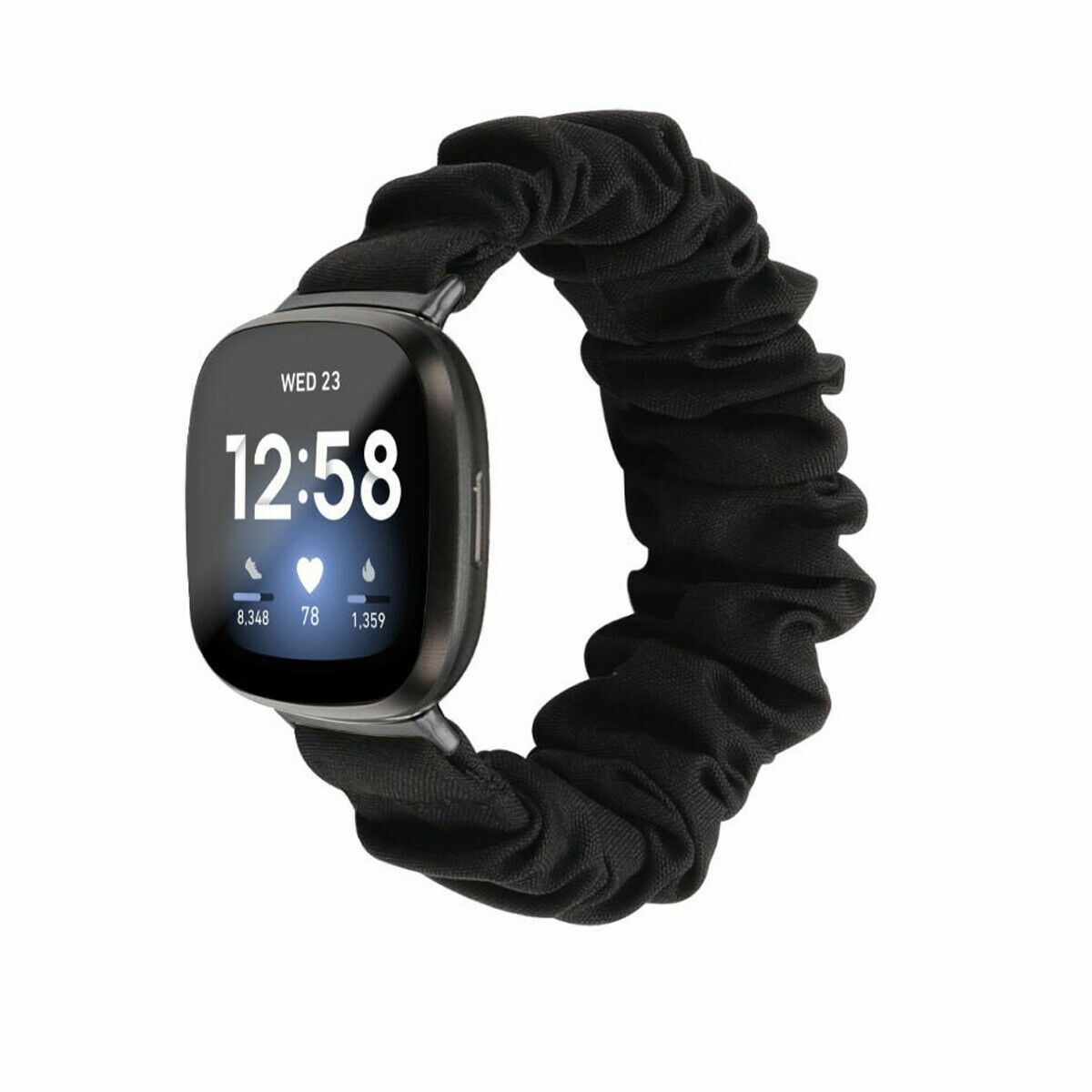 For Fitbit Versa3 4/Sense 2 Watch Band Elastic Watch Strap Replacement Wristband