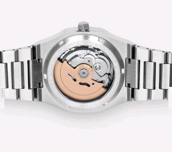 AURA 003: Steel/TurquoiseStainless SteelDate 003SKU: A2024-D111-STT-40