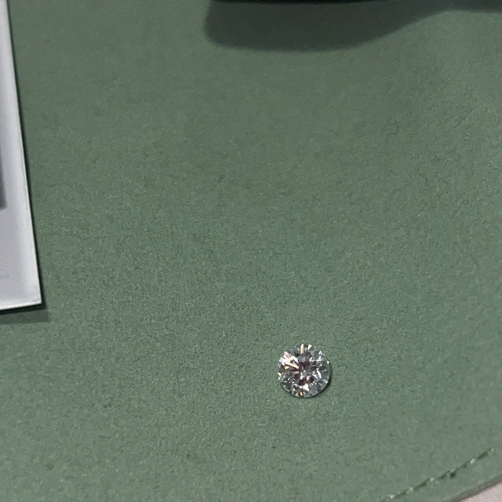 GRA Lab-Created White/Colorless Round Moissanite Loose Gemstone, GRA Cert