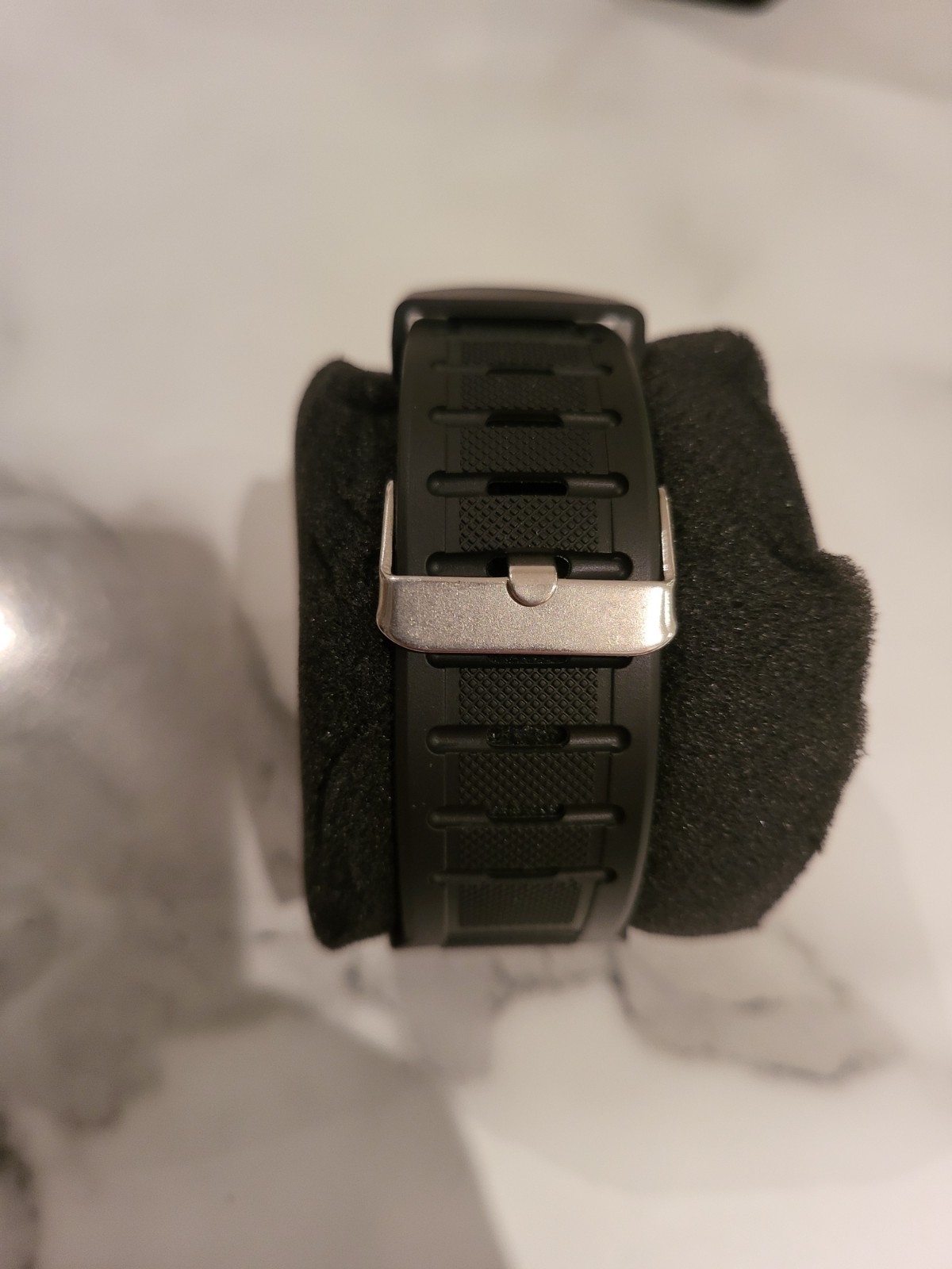 ​Strada Digital Sport Watch Black Case Yellow Detail Mens Wristwatch New in Tin