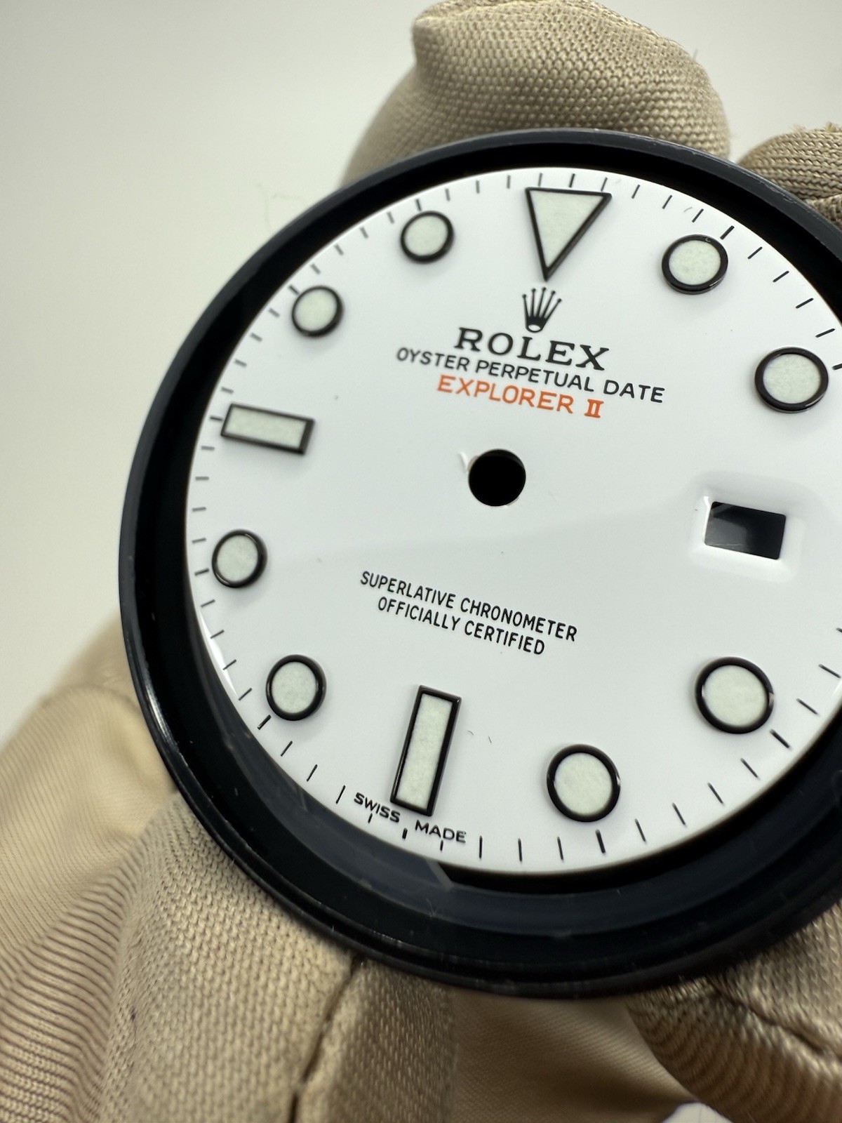 Rolex Explorer White Polar Dial For 216570 *DIAL ONLY*