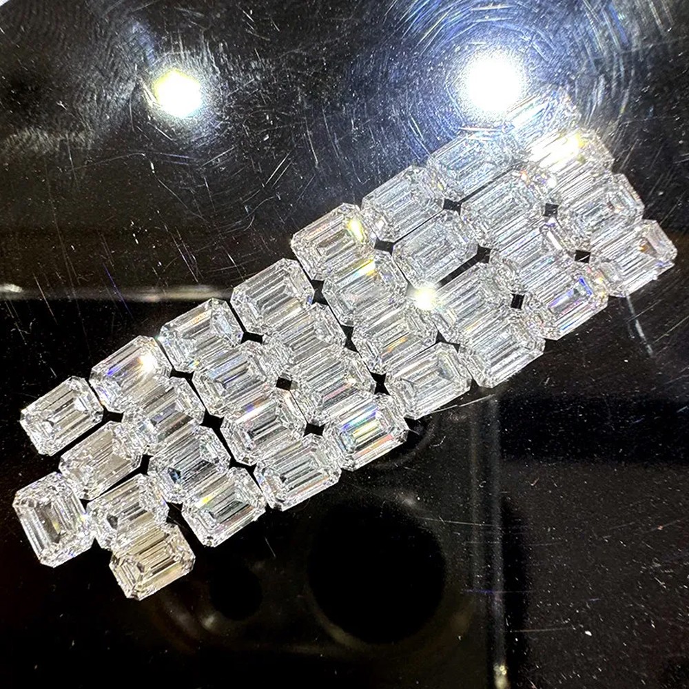 [CVD/HPHT Radiant Emerald] Wholesale 0.08-1ct Loose Lab Diamond Melee DEF VVS-VS