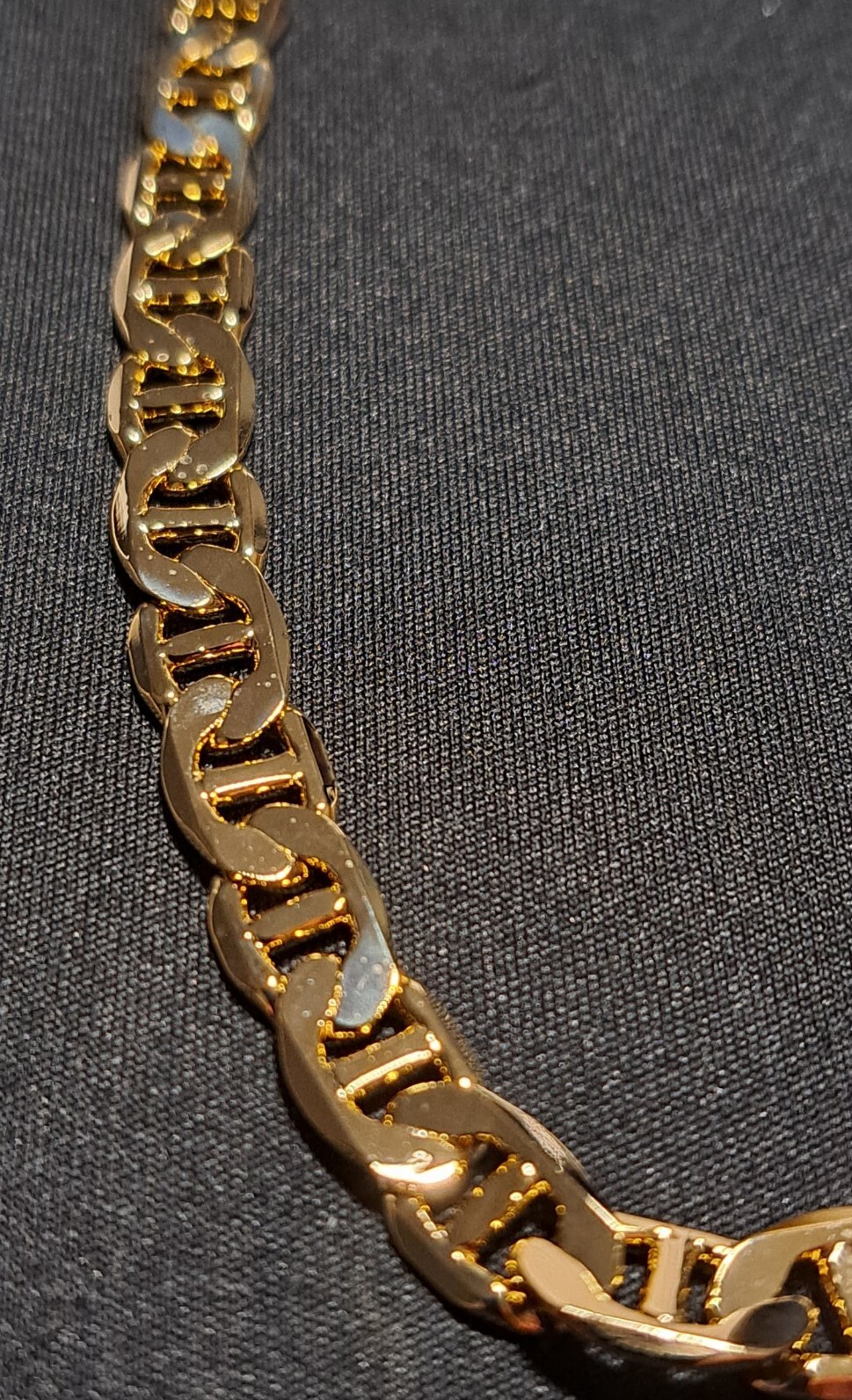 *14K GP 24″ MARINER CHAIN **MADE IN ITALY HIGHEST QUALITY** 7mm! L2