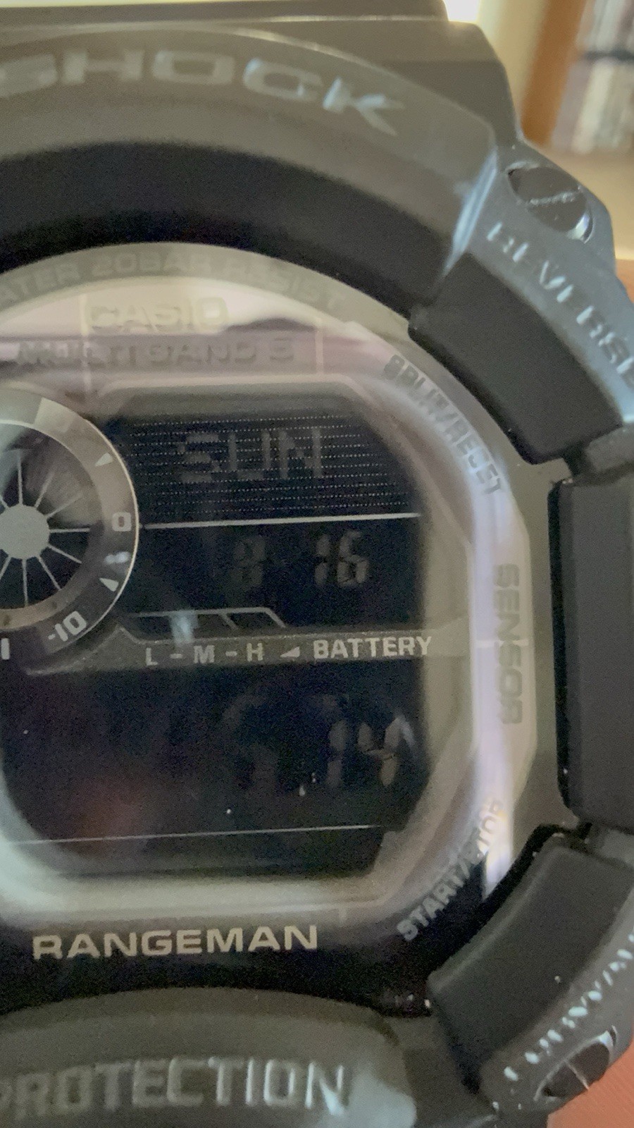 G-SHOCK RANGEMAN GW9400 Military Black Triple Sensor Solar Digital Watch