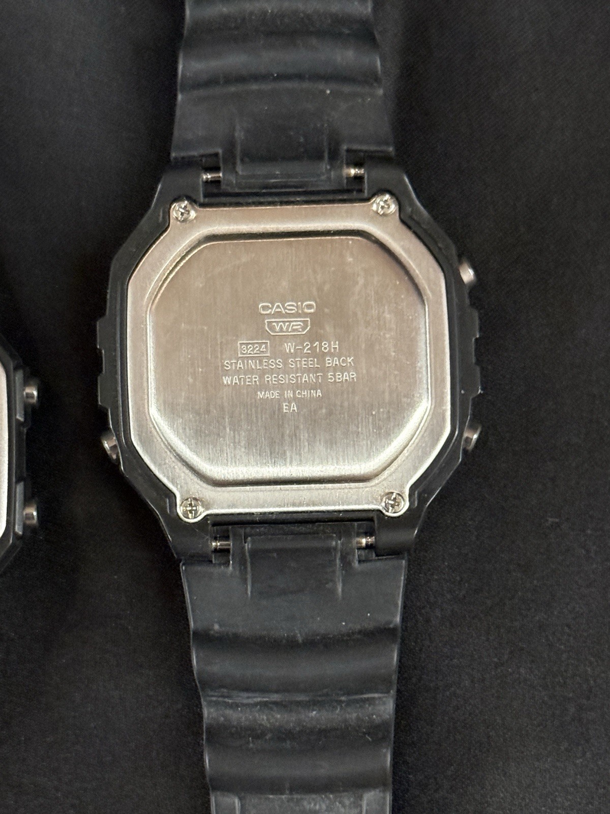 Casio Lot of 5 Unisex Digital Watches W-217H F-91W W-218H AE-1200WH F-108WH