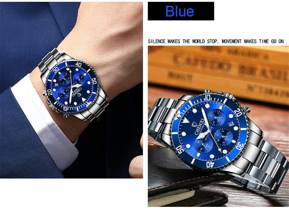 CHENXI Men Quartz Watch Casual Business Male Wristwatch Chronograph Date Watches