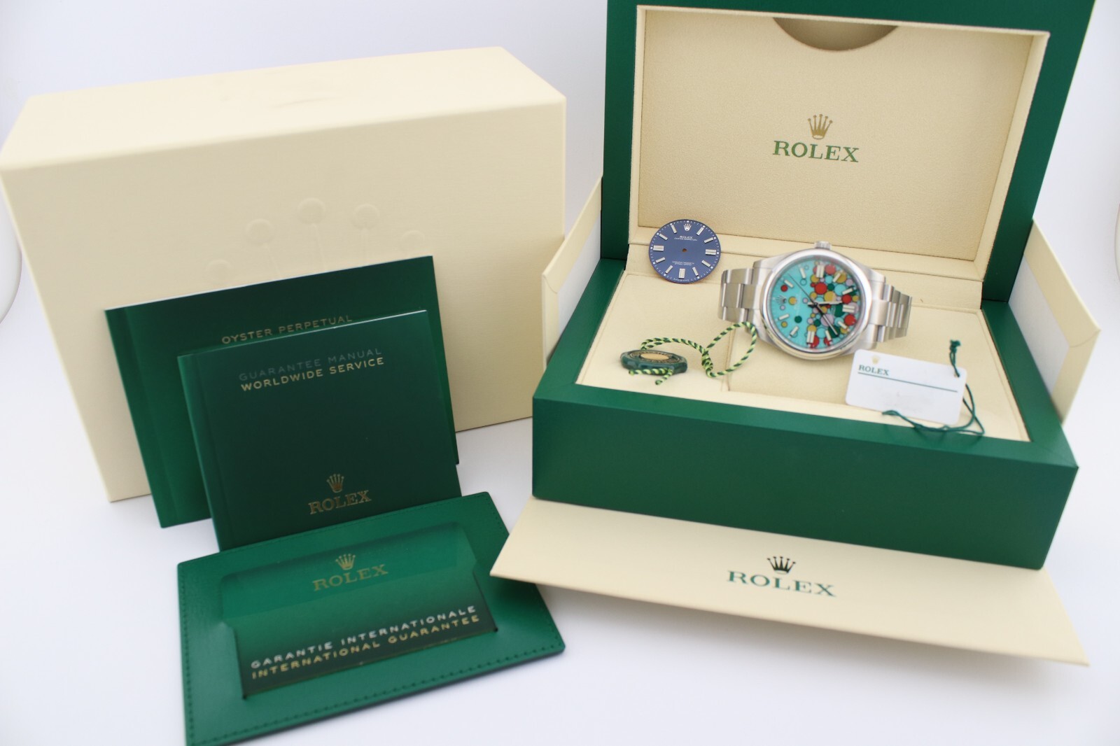 Rolex 124300 Oyster Perpetual 41mm Custom Celebration Dial