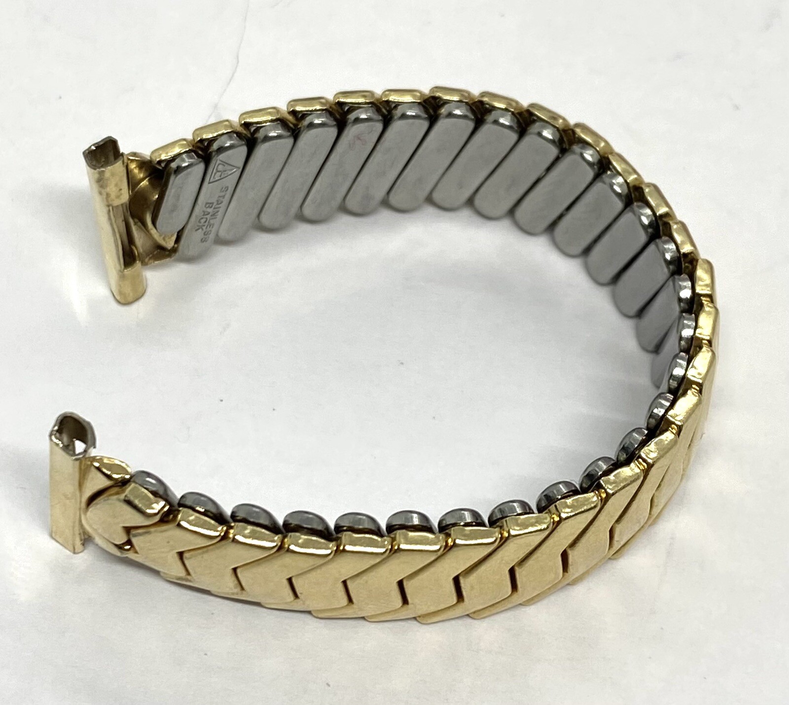Vintage JB Champion Gold Tone Stretched Watch Band 4.5/8”