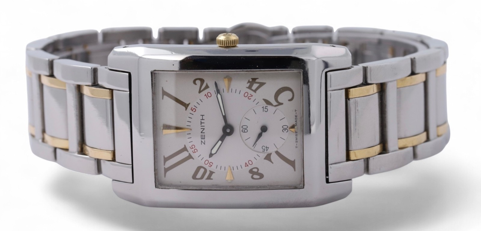 Zenith Port Royal V Quartz – 18ct Gold & Steel – 53.0250.887 – 29mm x 44mm