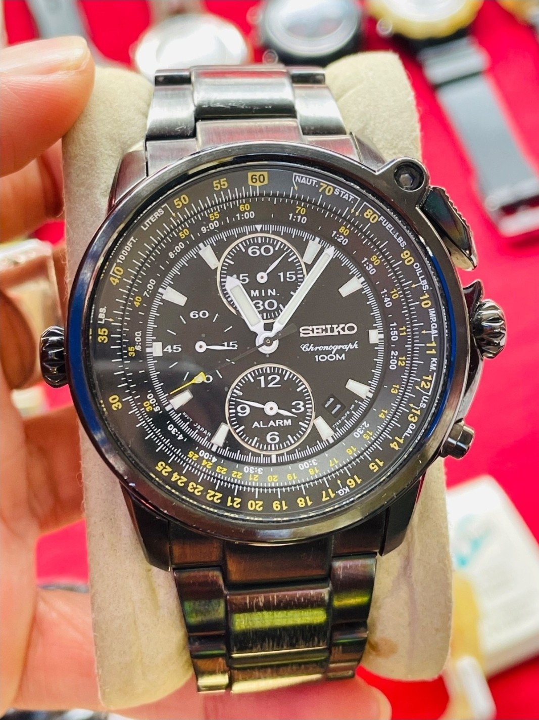 Seiko Quartz Flightmaster Pilot ( 7T62 – 0HM0 )