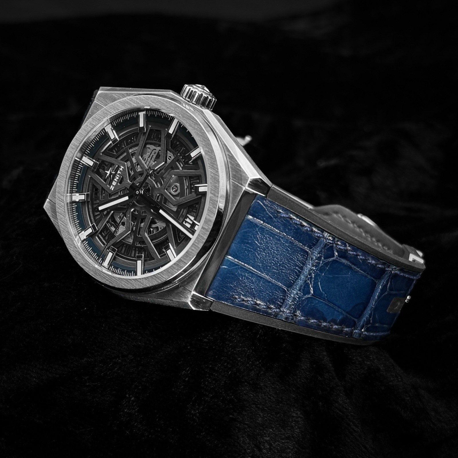 Zenith Defy Titanium Skeleton Blue, Boxes, Hang tag, Cloth, Booklet,