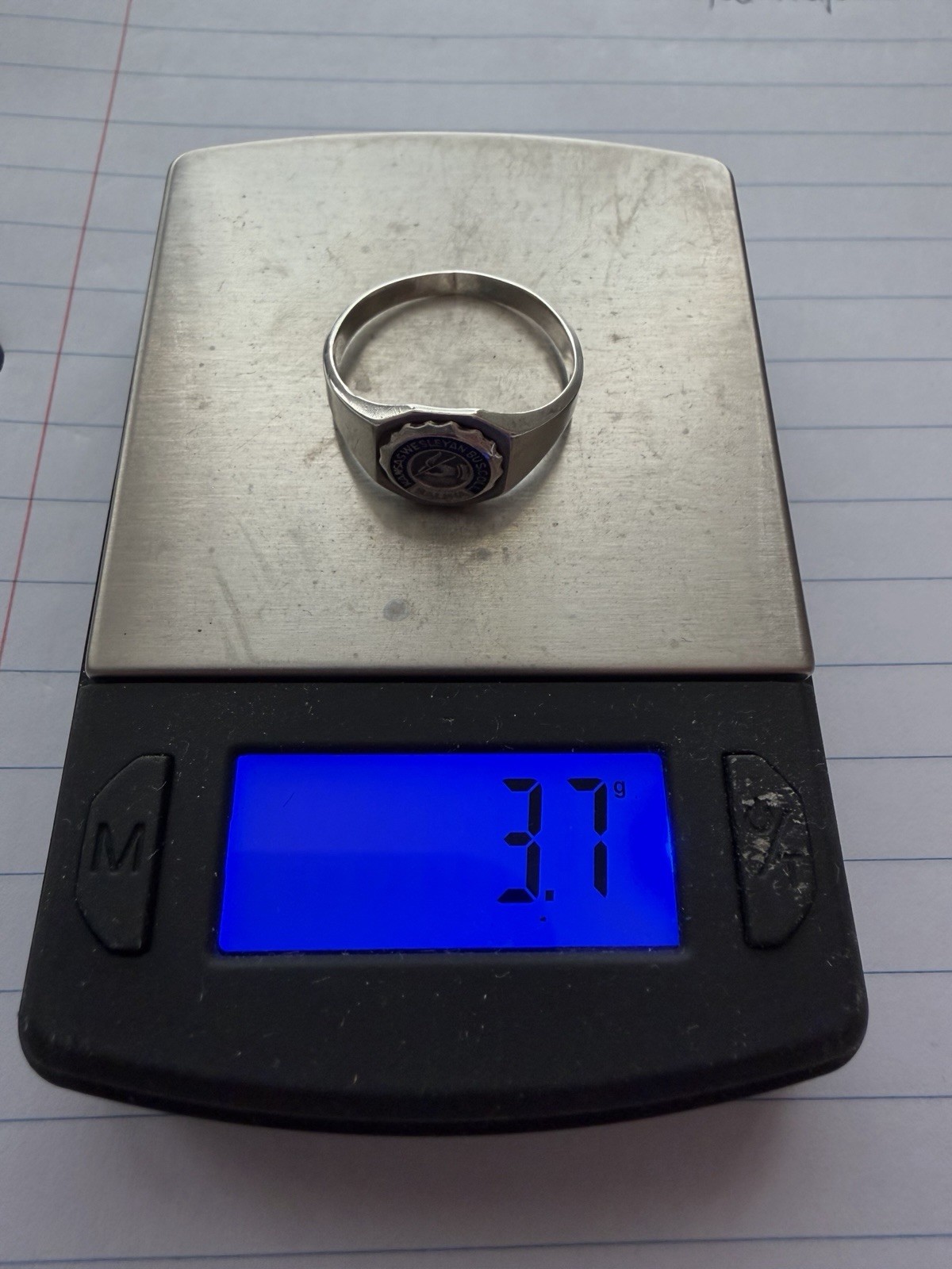 Vintage Kansas Wesleyan University Business College Class Ring
