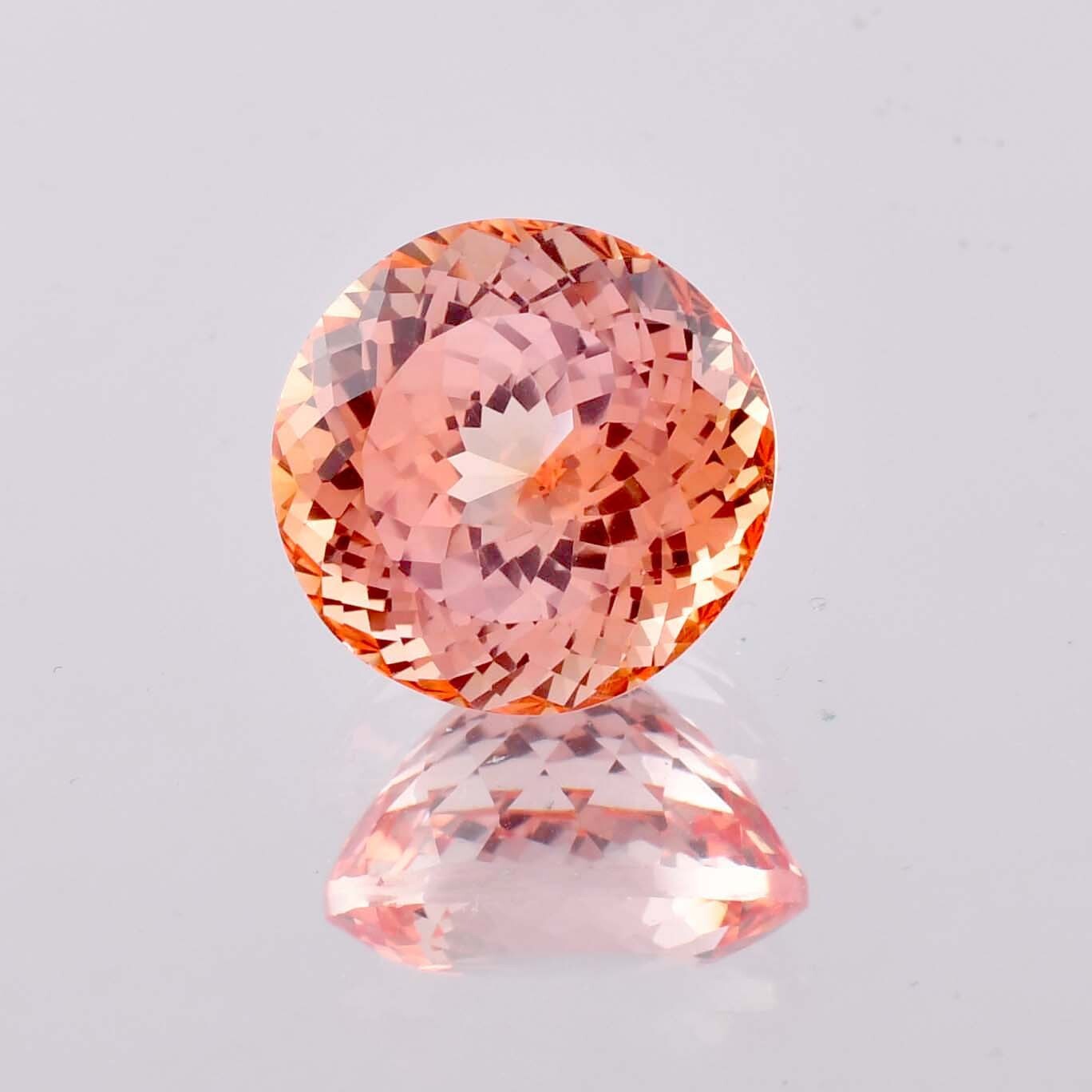 AAA+ Natural Peach Padparadscha Sapphire GIT Certified Gemstone Select Any Size