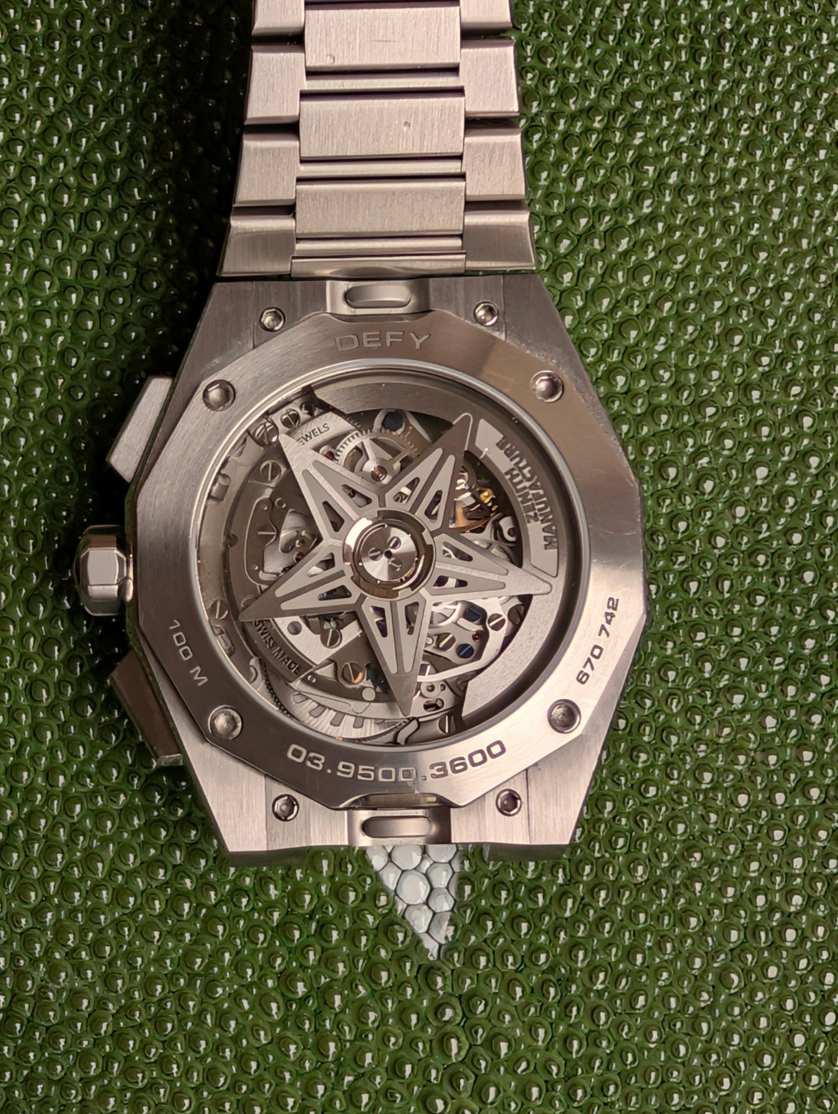 Zenith Defy Skyline Chrono 42mm SS Bracelet & Rubber Full Set Warranty 2029