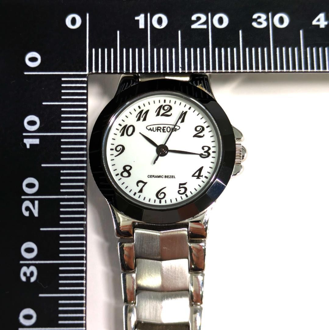 AUREOLE Quartz Watch Ceramic Bezel