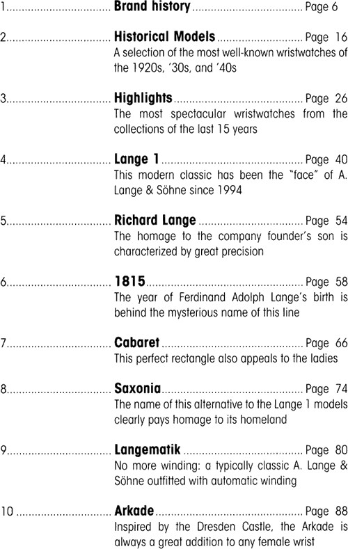 A. Lange & Sohne Luxury Wristwatches Collector Reference w Specs, Pricing, Photo