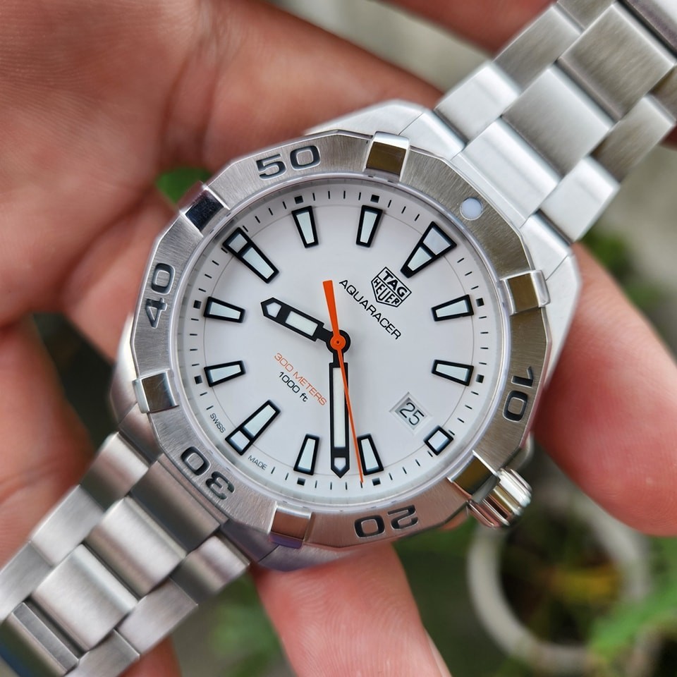 Tag Heuer Aquaracer White Dial Quartz Watch 41mm – WBD1111.BA0928