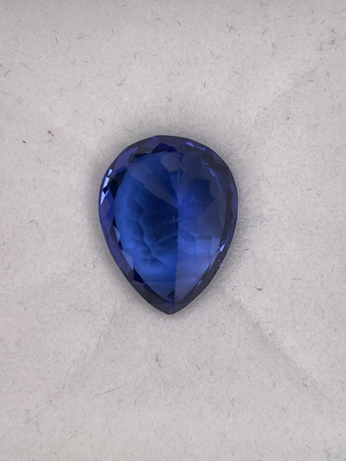 10.68ct Certified Tanzanite Pear Shape Natural Gemstone Very Good Cut Loose