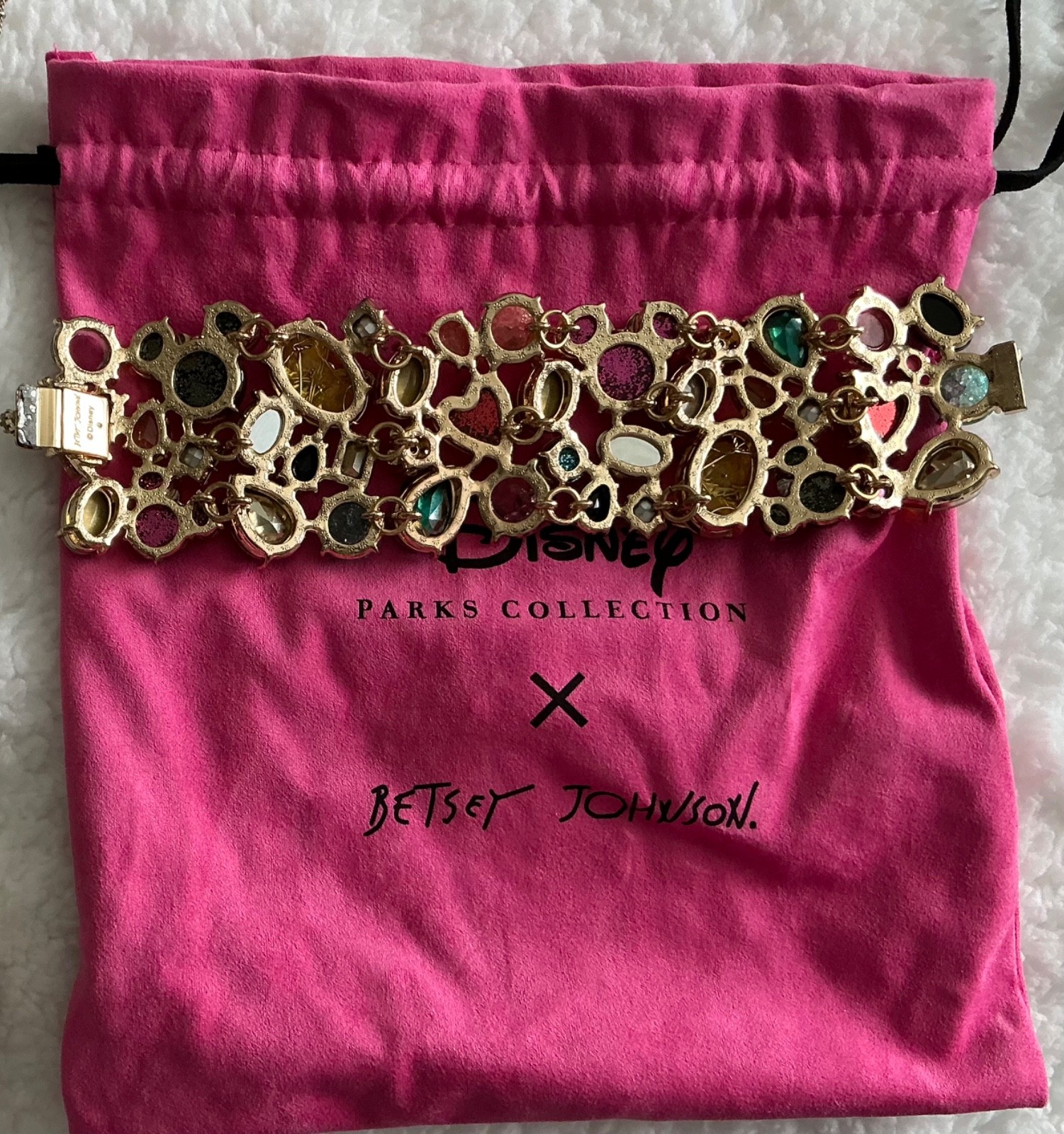 Betsey Johnson 1ST EDITION Minnie Mouse Bow Disney Bracelet – New