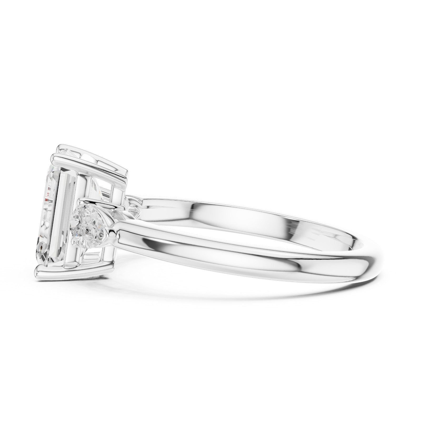 TCW 2.50 Ct VVS1 Lab Grown Diamond Ring Women Engagement Jewelry14K Gold Over