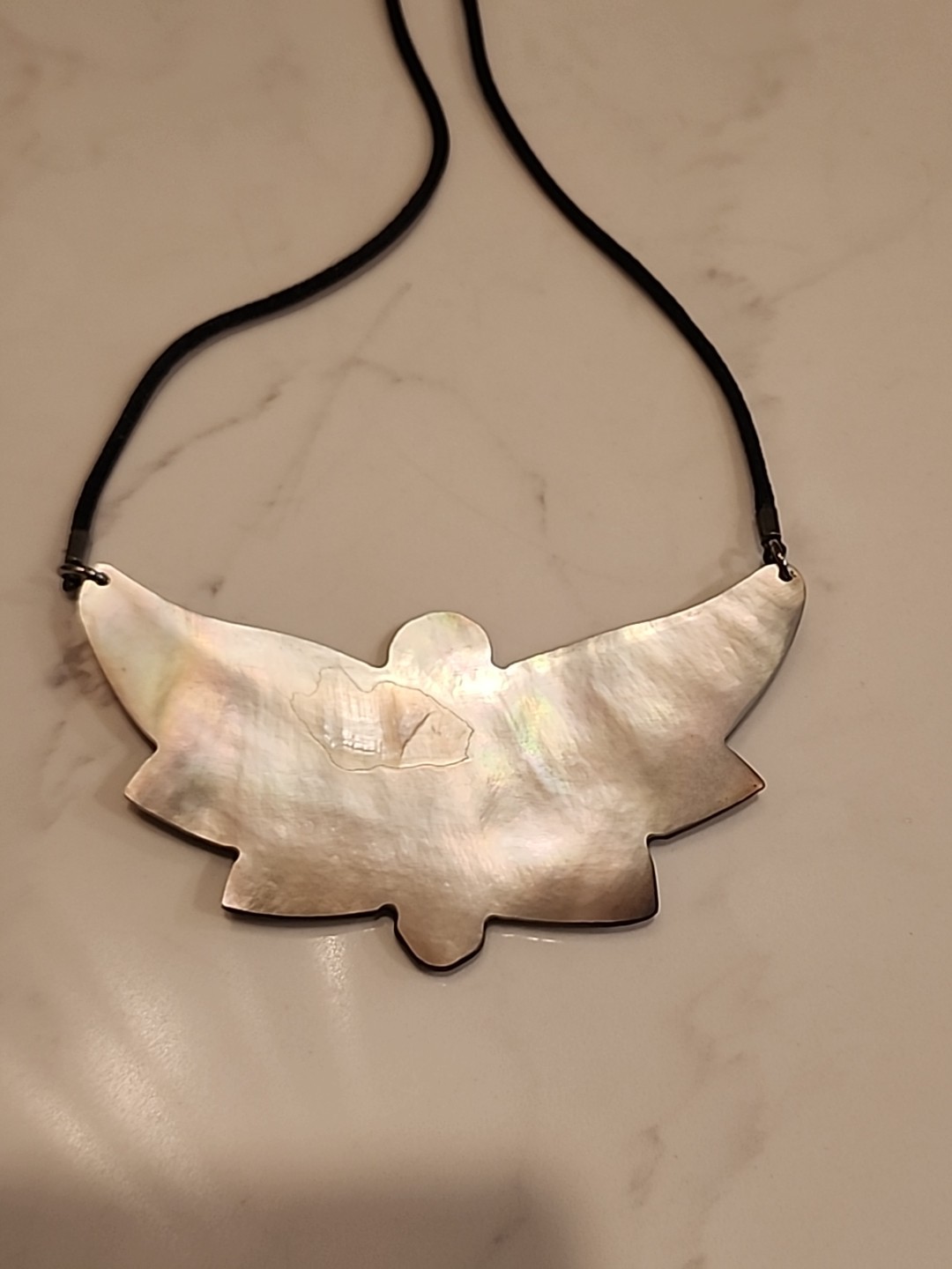 Handmade Natural Shell Floral Choker Necklace Adjustable Beach Statement