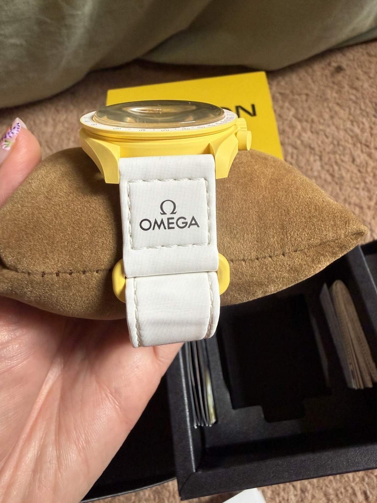 OMEGA x Swatch MoonSwatch Mission to the Sun Chronograph Quartz Box & Manual