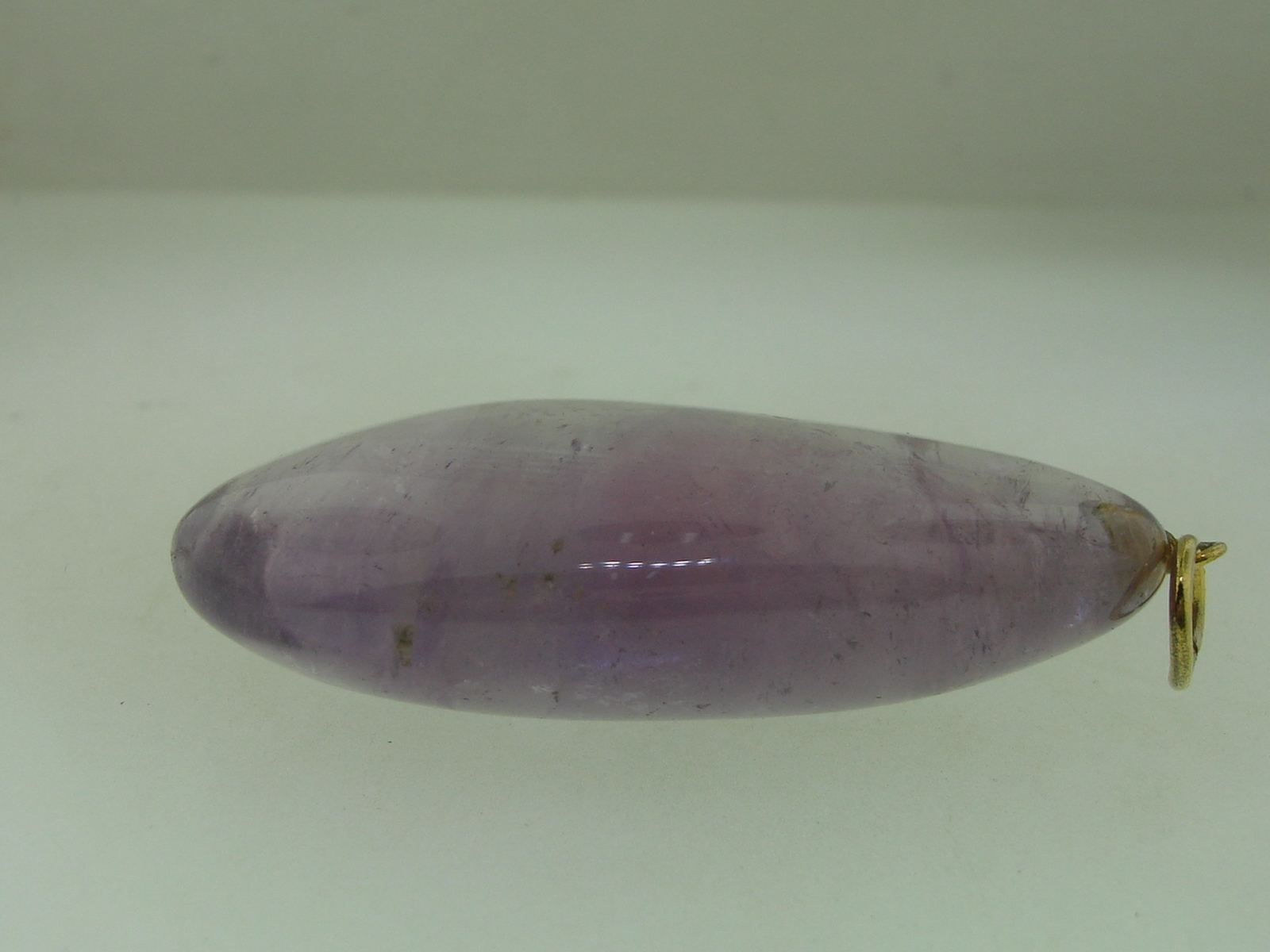 BEAUTIFUL LARGE 34 GRAMS 2 1/4″ POLISHED GENUINE AMETHYST PENDANT! APPXO. 17 TCW
