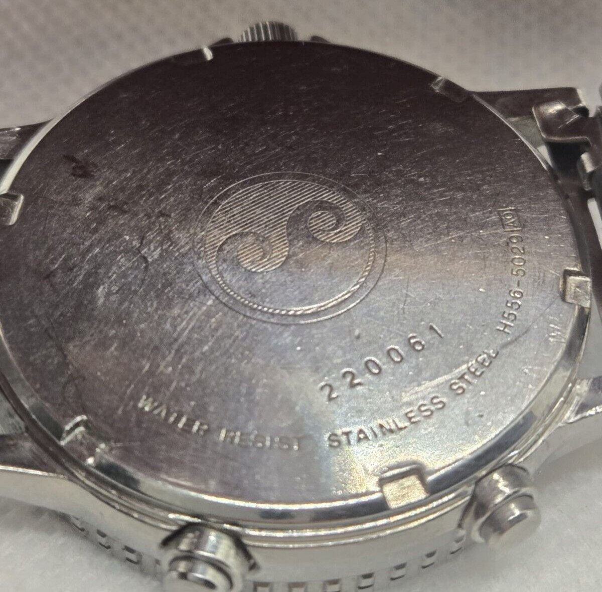 Vintage Seiko Mens Baby Arnie H556-5029 Quartz Stainless Steel Watch – Working