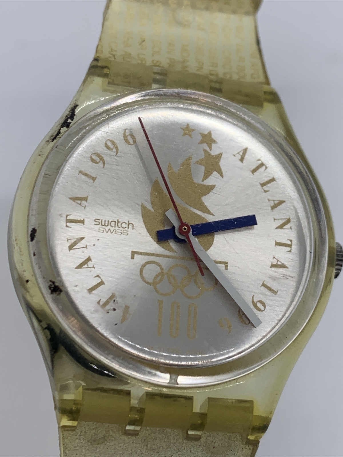 Vintage 1996 Atlanta Olympics USA Team Swatch Watch
