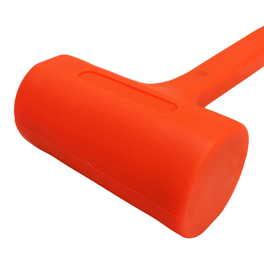 4 Lbs Dead Blow Rubber Mallet 14-1/2” Length Hammer Non-Marring Rubber Coating