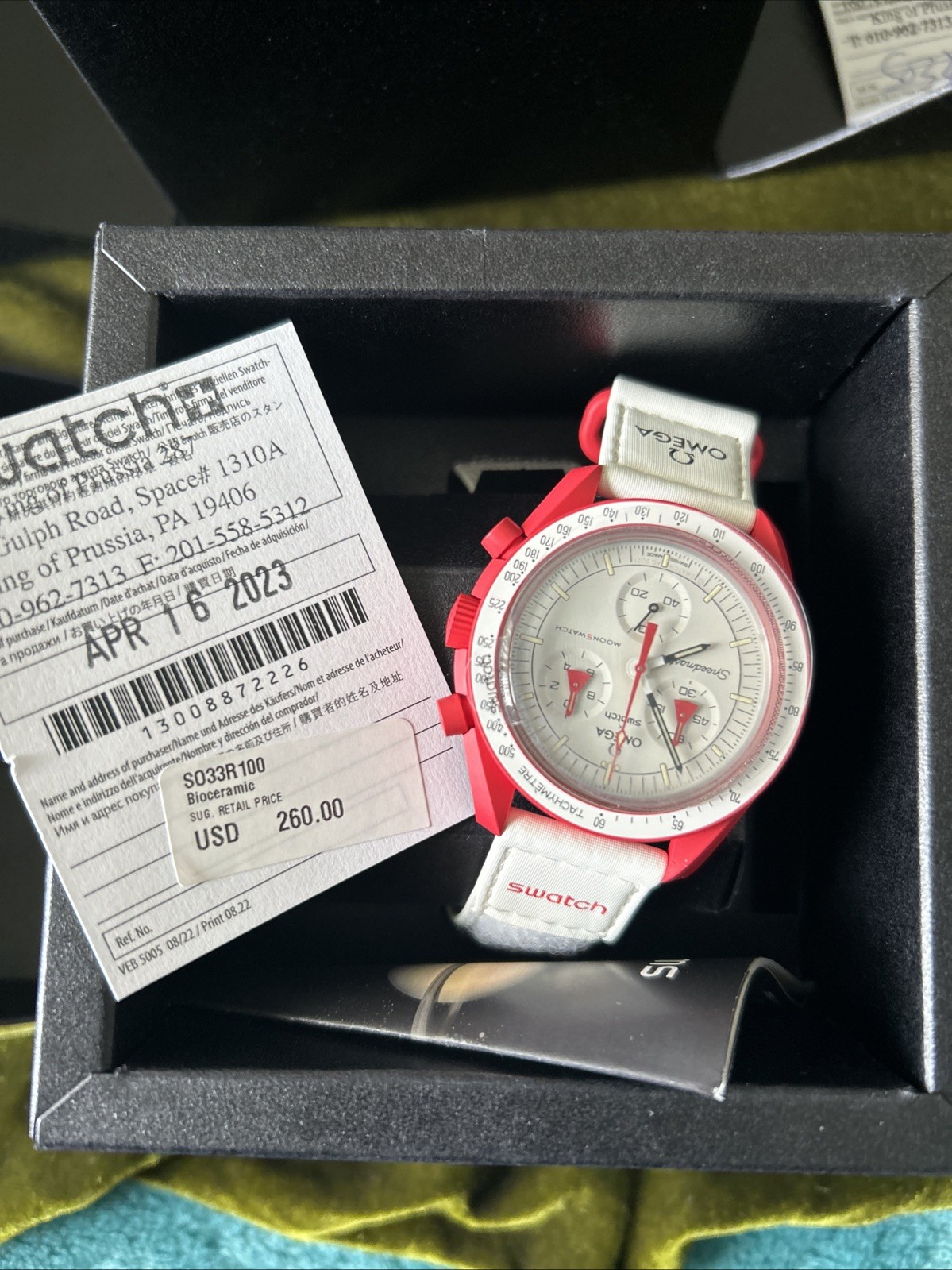 Omega X Swatch Bioceramic Moonswatch Full Collection (11 Watches) 100% Authentic