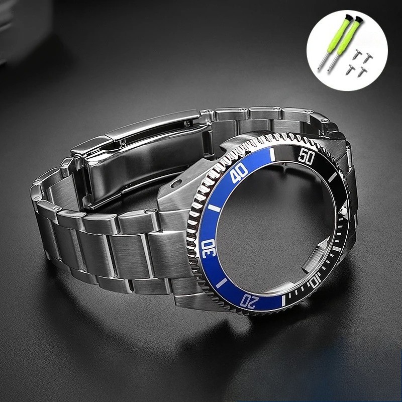 Stainless Steel Case For CasiOak GA2100 GA-B2100 ga2110 Mod kit metal case strap