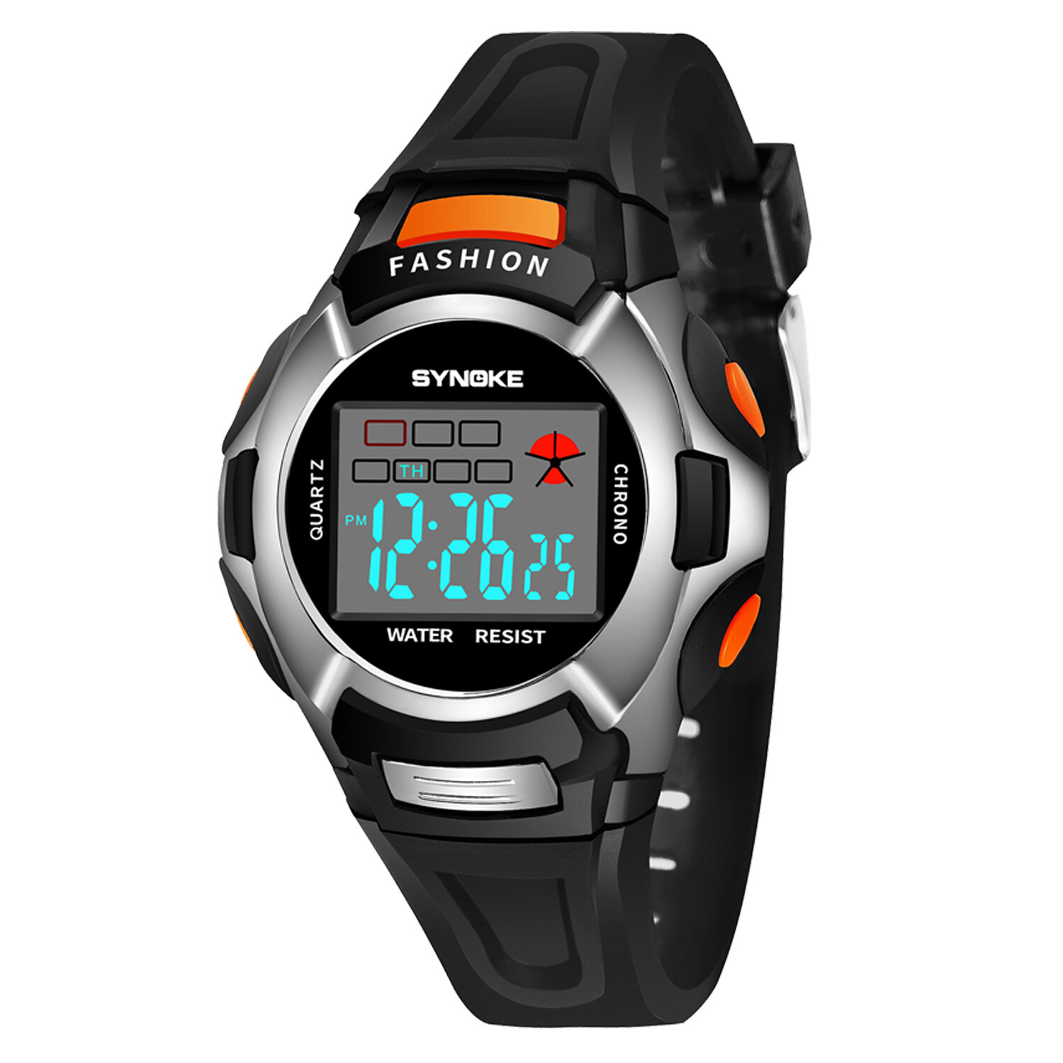 1X Child Boy Girl Xmas Gift Multifunction Sport Electronic Digital Wrist Watch