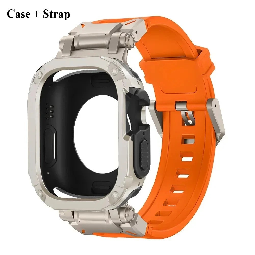 Band Case for Apple Watch 49mm 46mm 45mm 44mm Series 11 10 9 8 7 SE Ultra iWatch
